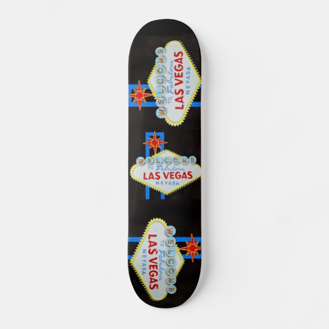 Skateboard Tablero de Viva Vegas (Anverso)