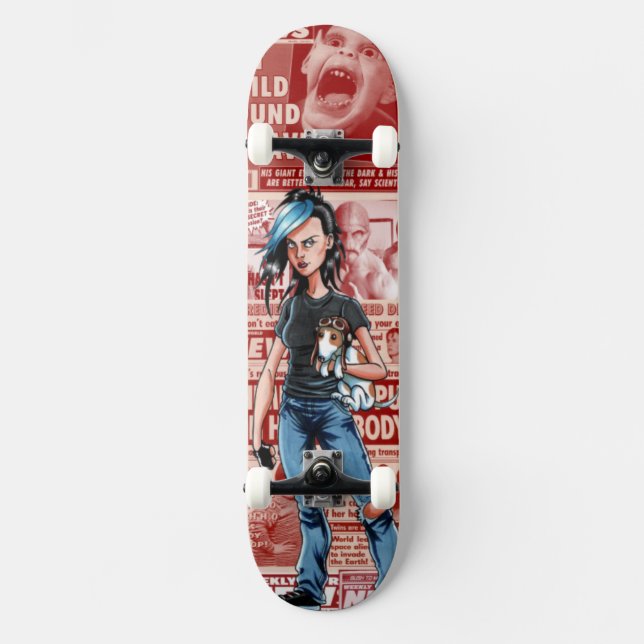 Skateboard Tablero de ZOE (Anverso)