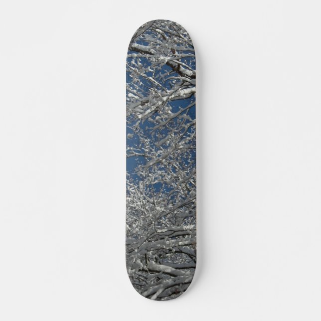 Skateboard Tablero del árbol Nevado (Anverso )