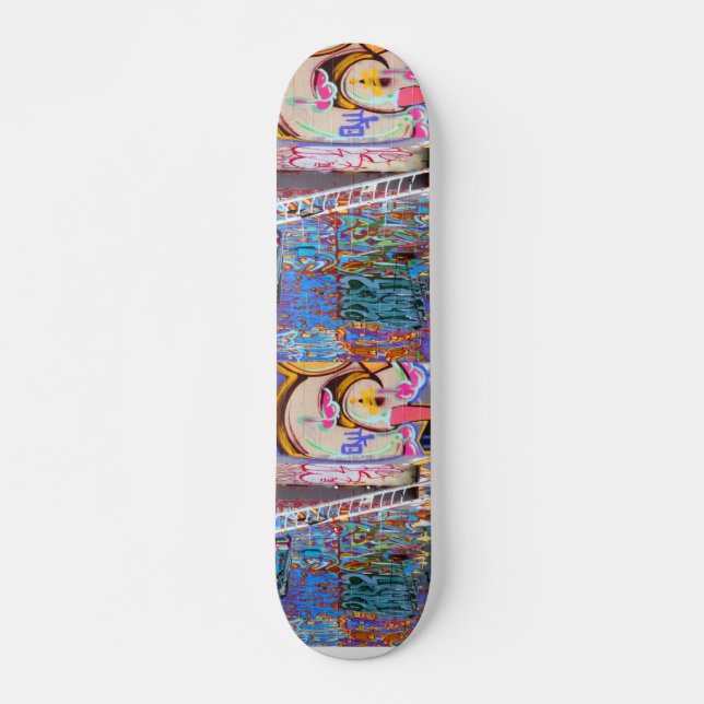 Skateboard Tablero del arte de la calle (Anverso )