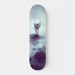 Skateboard Tablero del lobo