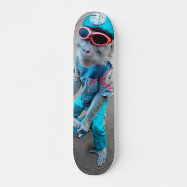Skateboard Tablero del mono (Anverso )