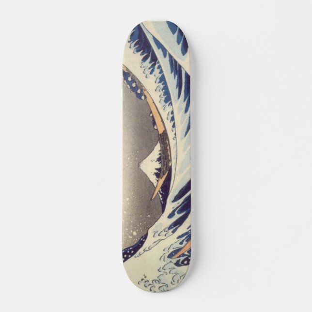 Skateboard Tablero del patín de Hokusai (Anverso )