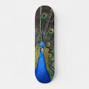 Skateboard Tablero del pavo real
