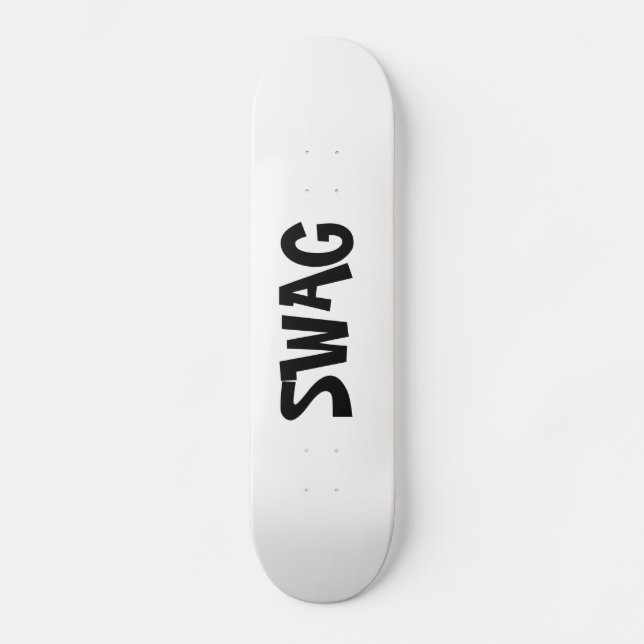 Skateboard tablero del swag (Anverso)