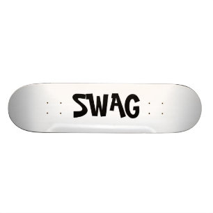 Skateboard tablero del swag