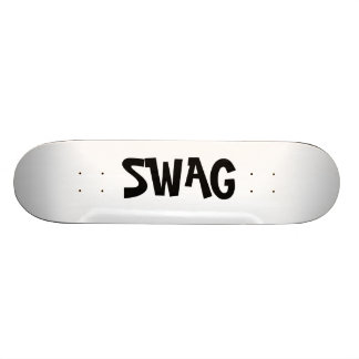 Skateboard tablero del swag
