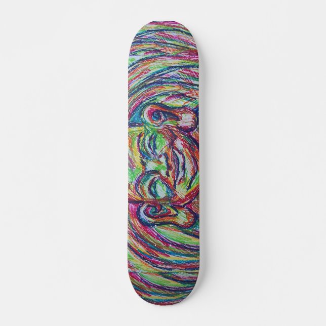 Skateboard Tablero feliz de Buda (Anverso )
