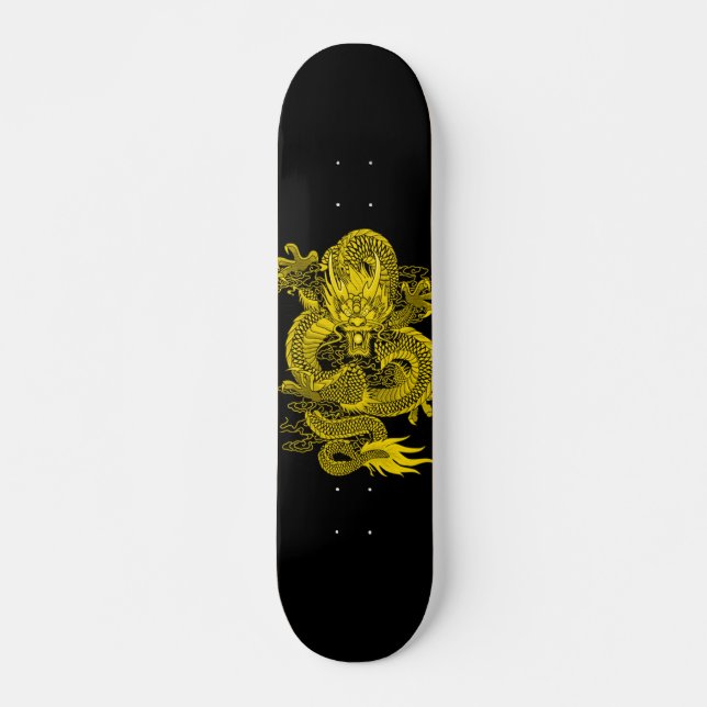 Skateboard Tablero Gold Emperador Dragon One Element Pro Park (Anverso )