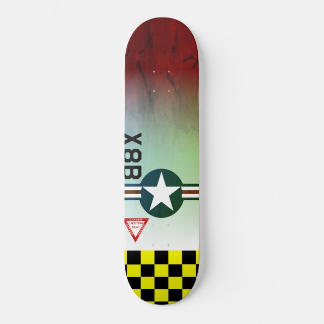 Skateboard Tablero P-51 (Anverso)