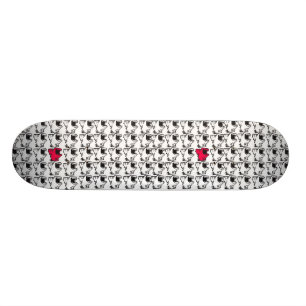 Skateboard Tablero psico del logotipo del mono