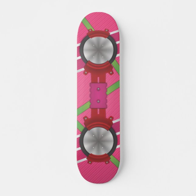 Skateboard Tablero rosado de la libración (APENAS un (Anverso )