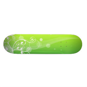 Skateboard tablero verde