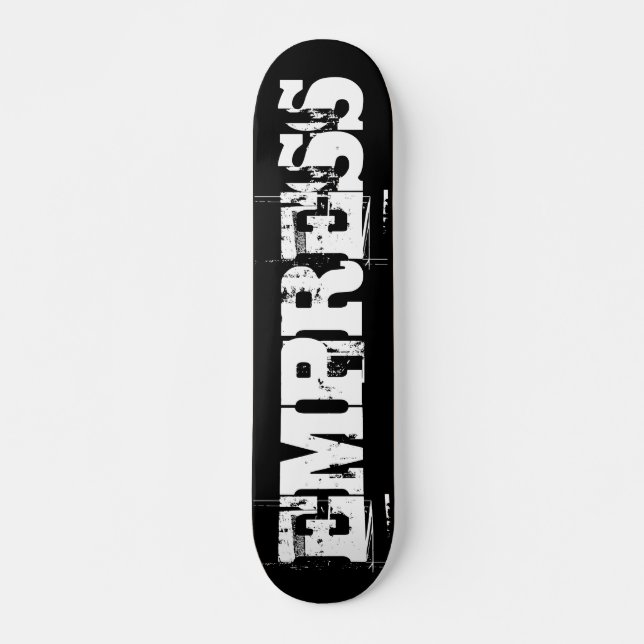 Skateboard Tablón de EMPRESS Skateboard, 7¾" (Anverso )