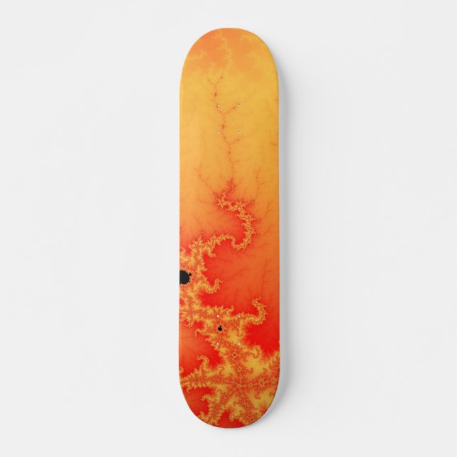 Skateboard Tablón de Fuego de Carbón (Anverso )