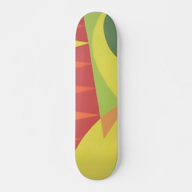 Skateboard Tablón de skate Abstract Tropicana (Anverso )