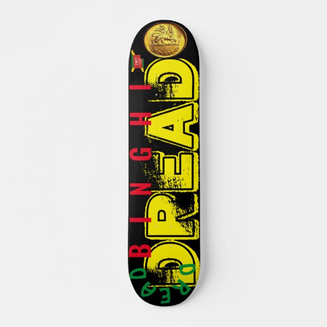 Skateboard Tablón de skate BINGHI DREAD 7 3/4" (Anverso )
