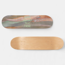 Skateboard Tablón de skate Camuflaje Verde Corteza de Árbol 2
