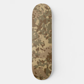 Skateboard Tablón de skate de camuflaje marrón bronceado verd