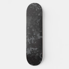 Skateboard Tablón de skate de camuflaje negro gris