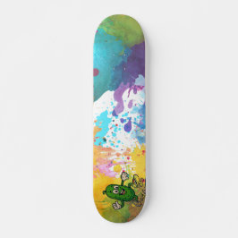 Skateboard Tablón de skate de dibujos animados de pepinillo c