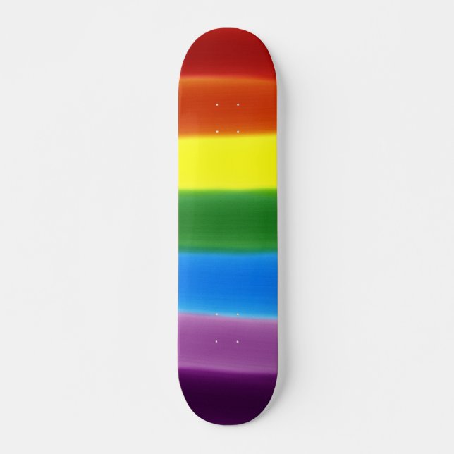 Skateboard Tablón de skate de mezcla de arcoíris (Anverso )