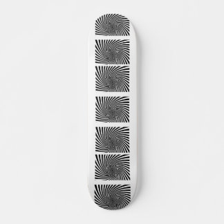 Skateboard Tablón de skate de Op Art