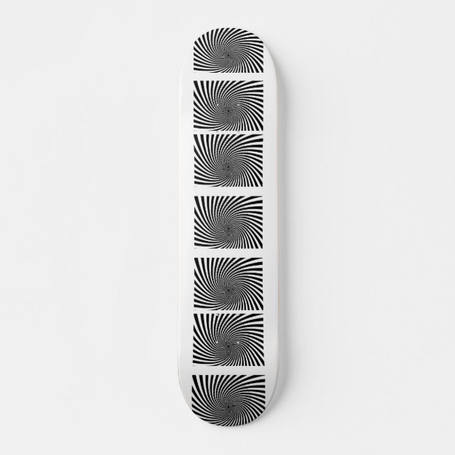Skateboard Tablón de skate de Op Art (Anverso )