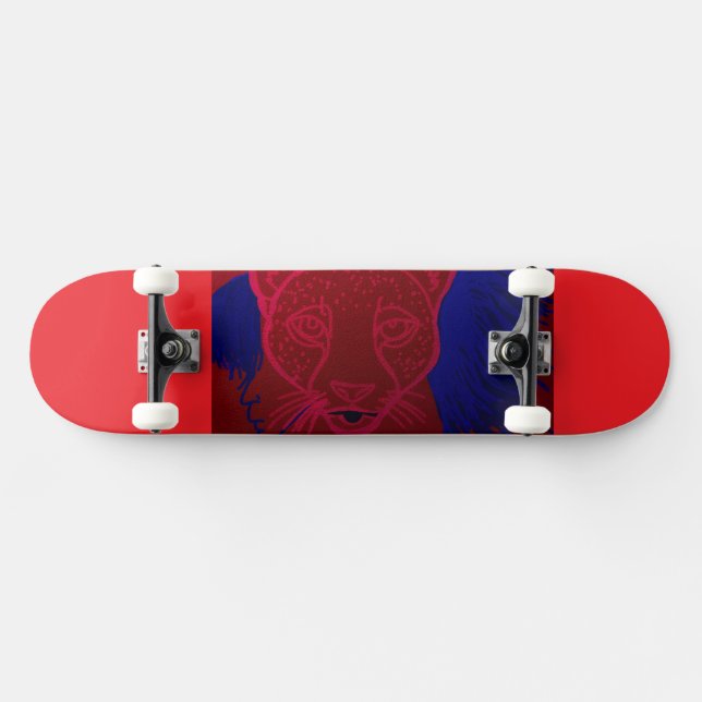 Skateboard Tablón de skate Espíritu de Chica Guepardo (Horz)