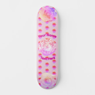 Skateboard Tablón de Tomboy Flor Rosa