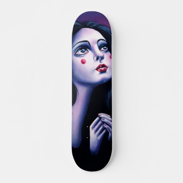 Skateboard Tacto del alabastro y una lengua arsénica (Anverso )