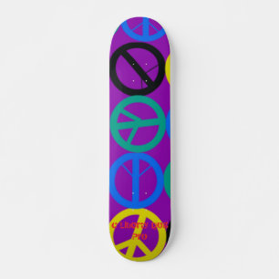 SKATEBOARD TAMAÑO PERSONALIZADO DE GROOVY PEACE PRO SKATEBOAR