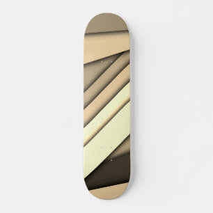 Skateboard Tan monocromo moderno