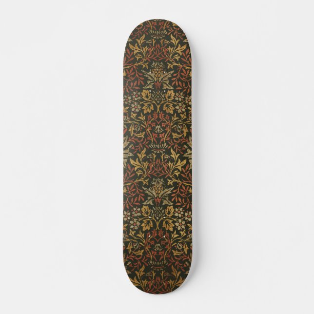 Skateboard Tapiz del jardín de flores de William Morris (Anverso )