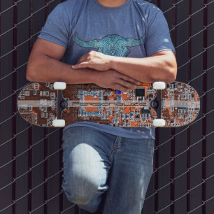 Skateboard Tarjeta de circuito PCB naranja personalizada para