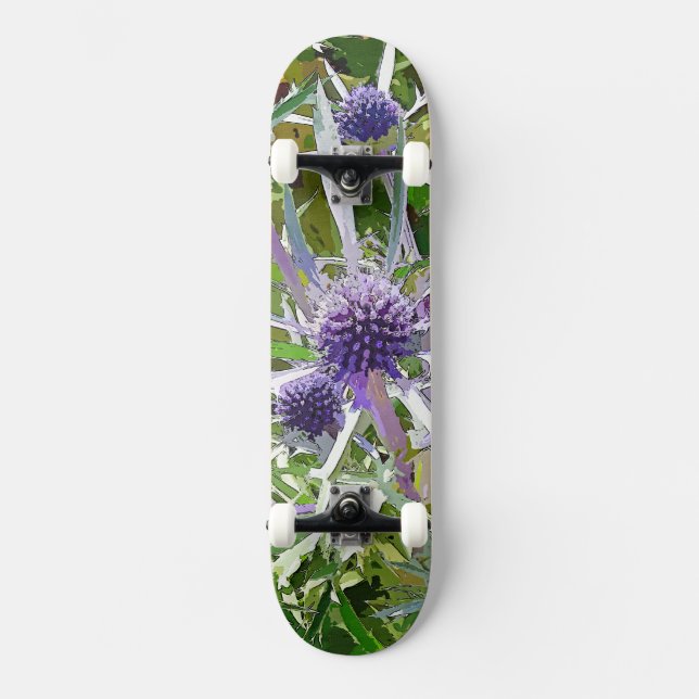 SKATEBOARD TARJETA DE ESQUÍ DE WILDFLOWERS (Anverso)