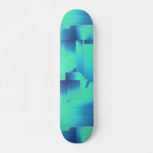 Skateboard Tarjeta de patinaje para diseño de diseño Guay Blu