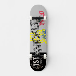 SKATEBOARD TARJETA DE PATINAJE WICKY AND WILD / TST/JMT / IPI