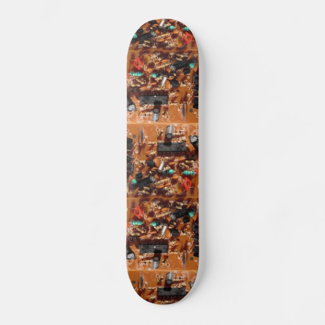 Skateboard Tarjeta de PC antigua (Anverso)