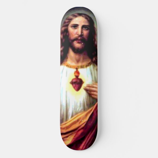 Skateboard Tarjeta deslizante Jesús Personalizado Pro (Anverso)