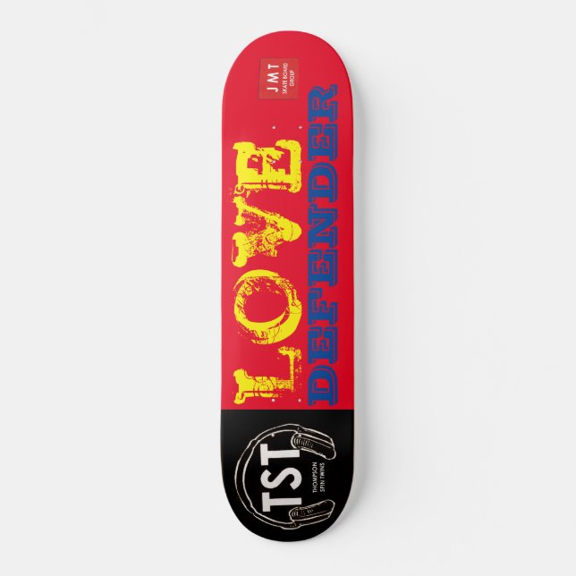 SKATEBOARD TARJETAS DE BALANCE DE AMOR / JMT (Anverso)