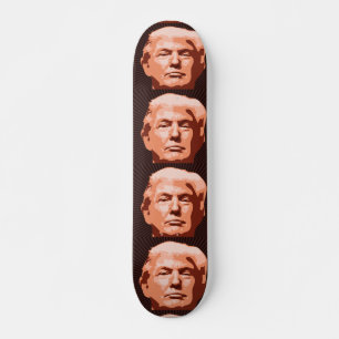SKATEBOARD TARJETAS DE ESQUEMA DE DONALD TRUMP