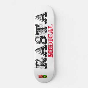 SKATEBOARD TARJETAS DE ESQUÍ MÉDICAS DE RASTA