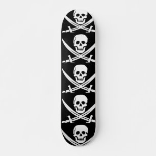 SKATEBOARD TARJETAS PIRATAS DE PIRATAS DE CROSSBONOS