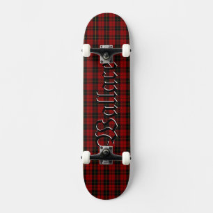 Skateboard Tartan Wallace Plaid Clánico Escocés
