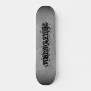 Skateboard Tatuaje Feroz Gris Pizarra Ombre