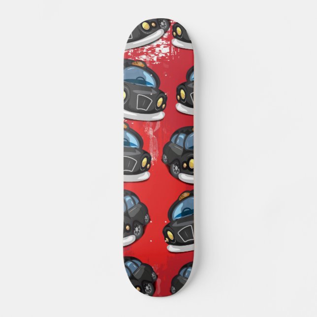 Skateboard Taxis Negros de Londres (Anverso)