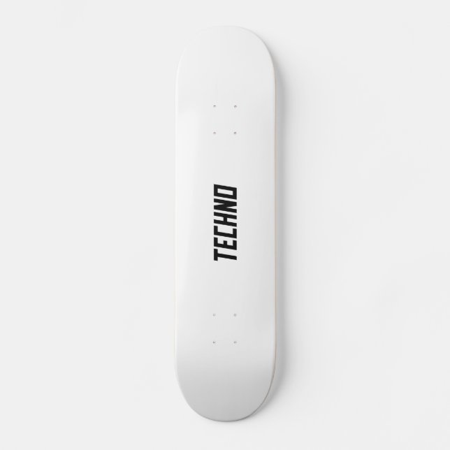 Skateboard TECHNO Music (Anverso)