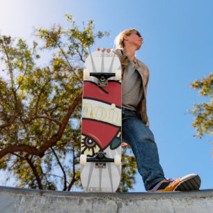 Skateboard TechNoir "Corazón Sangrado" Limitada