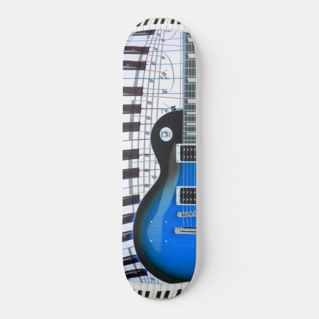 Skateboard Teclado de piano de la guitarra (Anverso)